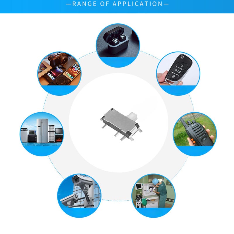 Gikfun Micro Slide Switch Toggle Switch SMD On/Off 7 Pin for Arduino (Pack of 20pcs) AE1073 - Image 2